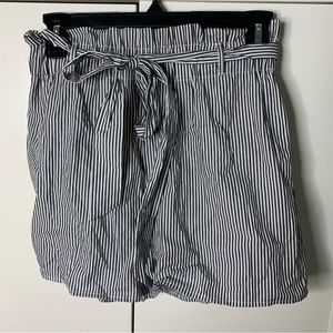 Heart Hips High Waisted Striped Shorts